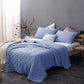 Dot Stitch Stone Washed Quilt Set