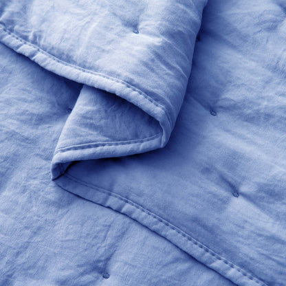 Kasentex Ultra Soft Nostalgic Dot Stitch Stone Washed Lightweight Quilt Set, Room Decor, Graduation Gifts, Fathers Day Gift, Mom Gift