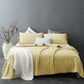 Dot Stitch Stone Washed Quilt Set