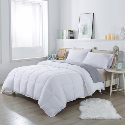 Kasentex Spring All Season Cozy 2-Tone Reversible Ultra Soft Comforter Set, Twin, Queen, King, Room Decor, Graduation Gifts, Mom Gift