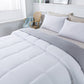 Kasentex Cozy 2-Tone Reversible Ultra Soft Heavy Comforter Set, Twin, Queen, King