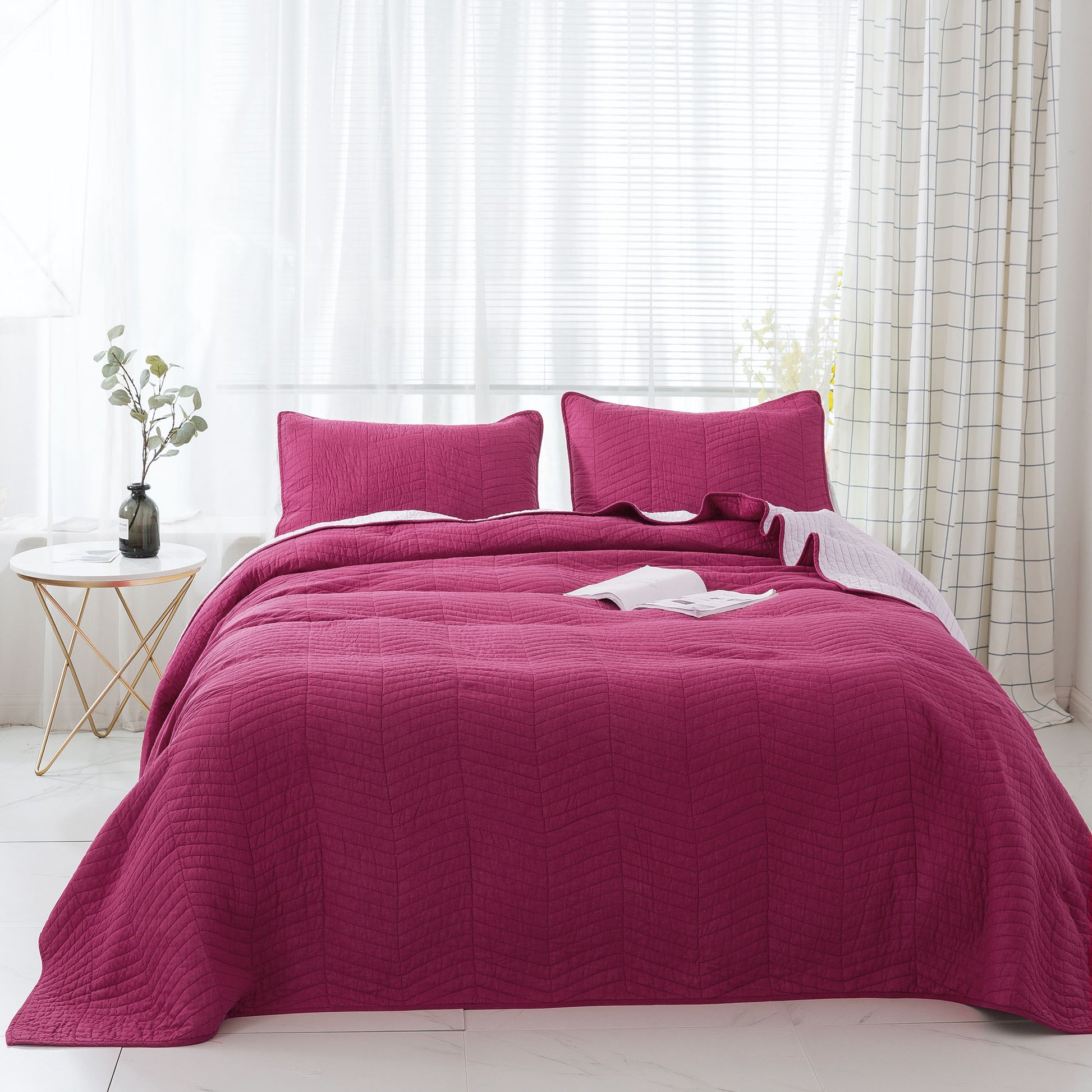 Kasentex Softest Premium Cotton Oversized Bedspread Set - Kasentex