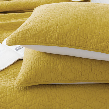 Kasentex Ultra Soft Coastal Design Bedspread Set, Green or Yellow, Room Decor, Graduation Gifts