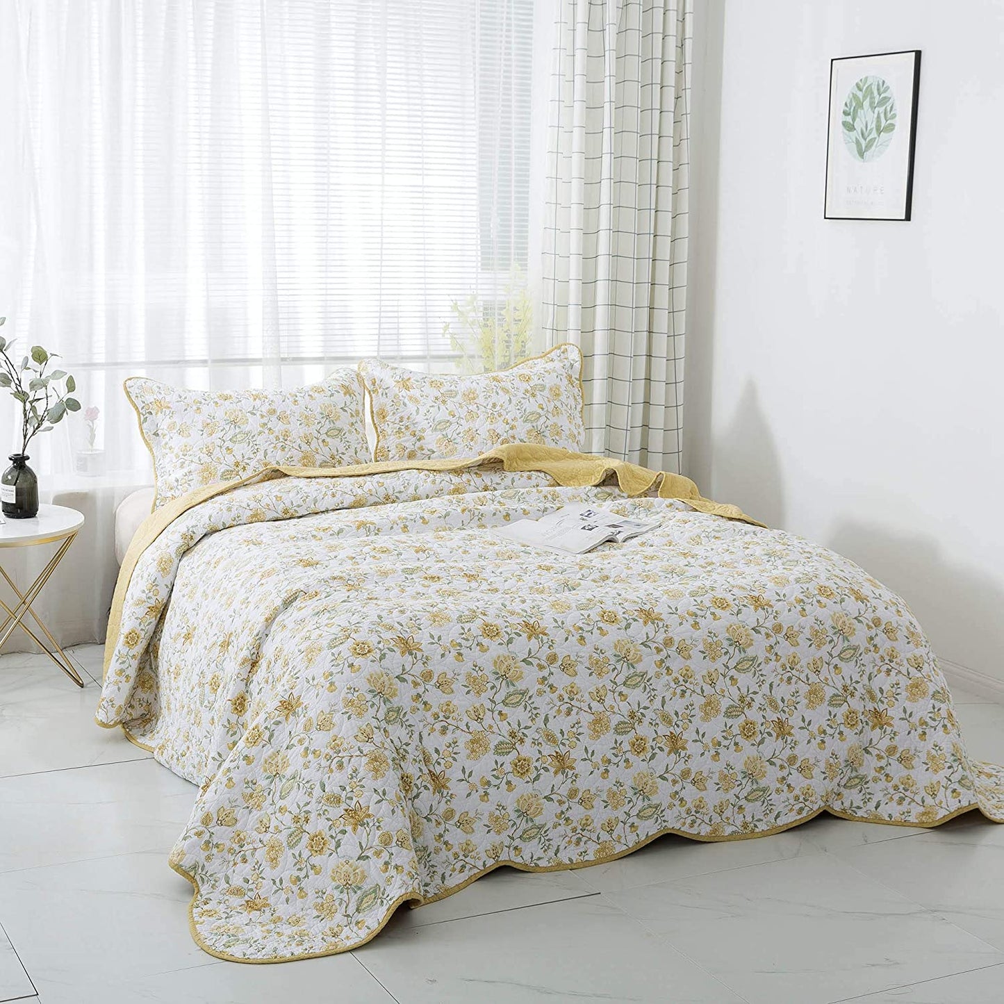 3 Piece Reversible Contemporary Bedding Set