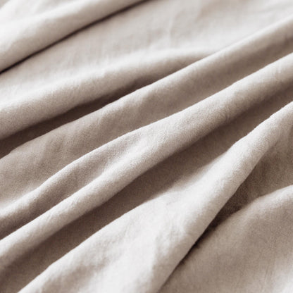 Kasentex Ultra Soft All Season Zipper Closure Duvet Cover Set, Cloud White, Room Decor, Graduation Gifts