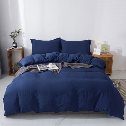 Kasentex Ultra Soft All Season Zipper Closure Duvet Cover Set, Cloud White, Room Decor, Graduation Gifts