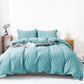 Kasentex Ultra Soft All Season Zipper Closure Duvet Cover Set, Cloud White