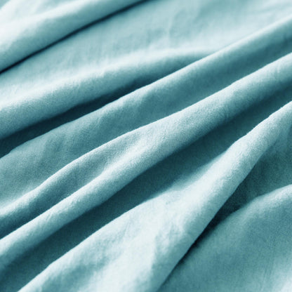 Kasentex Ultra Soft All Season Zipper Closure Duvet Cover Set, Cloud White, Room Decor, Graduation Gifts