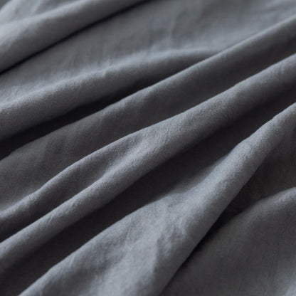 Kasentex Ultra Soft All Season Zipper Closure Duvet Cover Set, Cloud White, Room Decor, Graduation Gifts