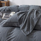 Kasentex Ultra Soft All Season Zipper Closure Duvet Cover Set, Cloud White