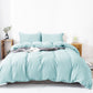 Kasentex Ultra Soft All Season Zipper Closure Duvet Cover Set, Cloud White