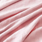 Kasentex Ultra Soft Corner Ties Duvet Cover Set with Shams, Baby Pink, Twin, Queen, King