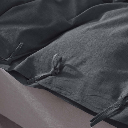 Kasentex 100% Cotton Summer All Season Ultra Soft Duvet Cover Set, Blue, Grey, Pink, White, Twin, Queen, King, Room Decor, Graduation Gifts