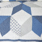 Boho Quilt with Decorative Print Patchwork