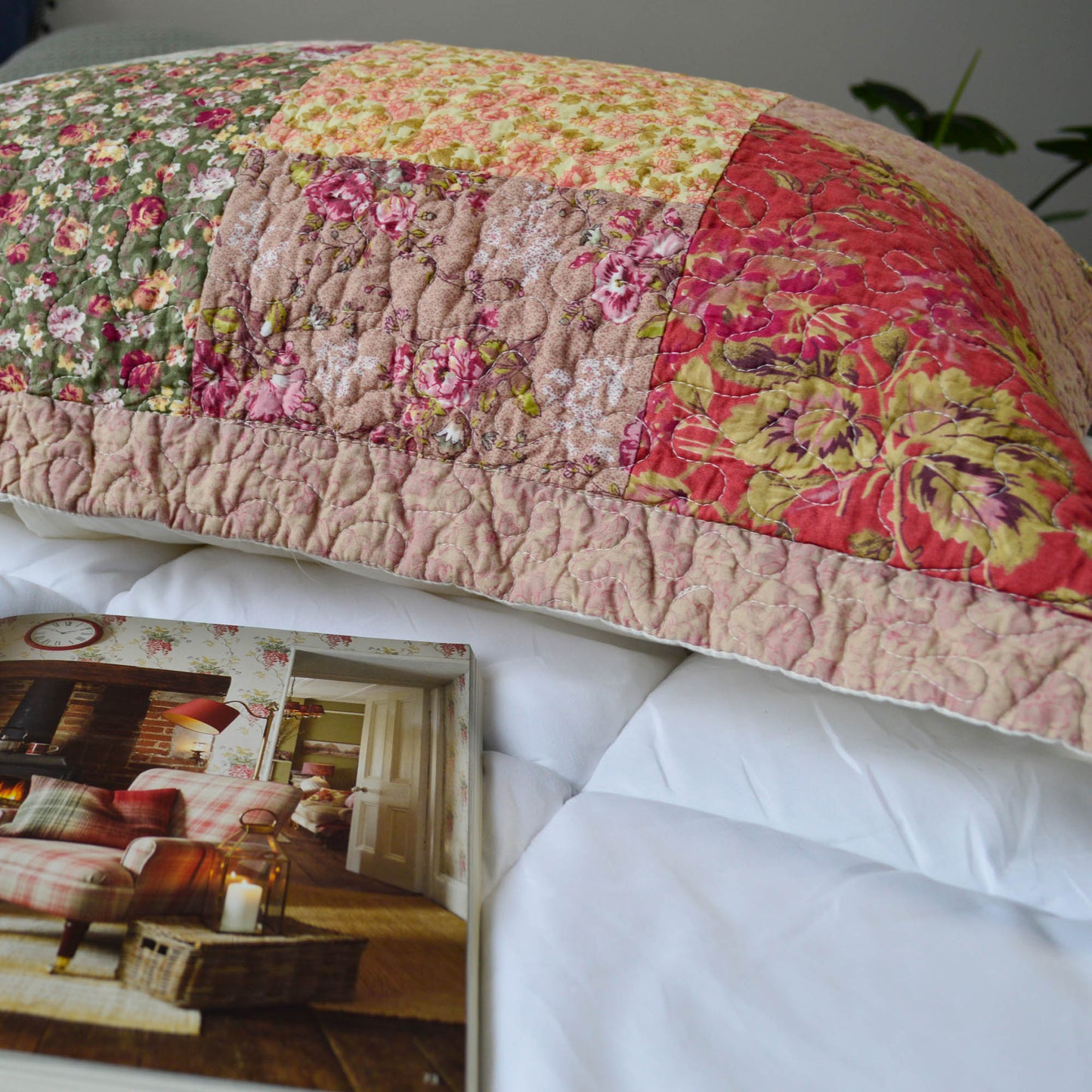 Boho-Royal Garden Quilt Pillow Sham