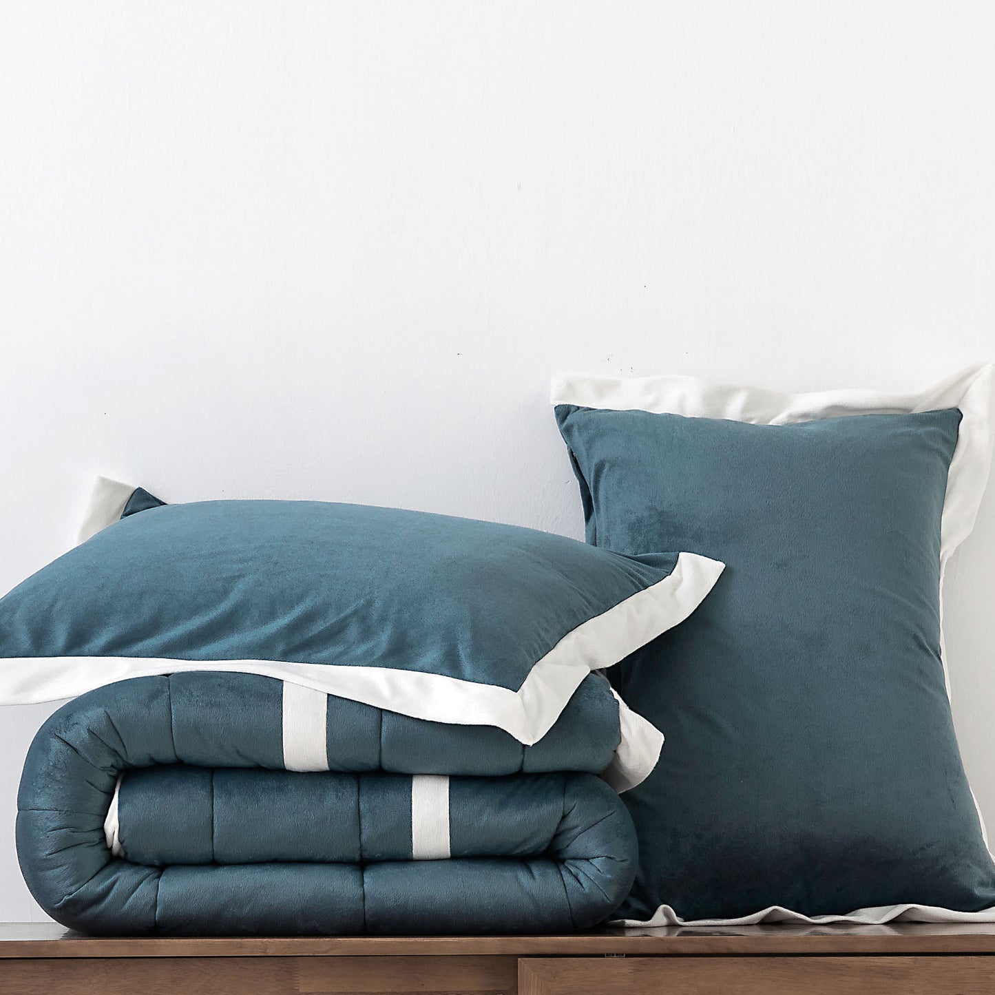 Stripe Design Down Alternative Comforter Set