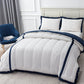 Stripe Design Down Alternative Comforter Set