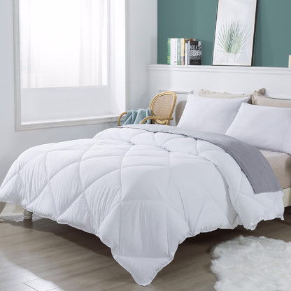 Kasentex Ultra Soft 2-Tone Reversible Comforter Set, Multi Colors, Room Decor, Graduation Gifts, Mom Gift