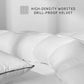 Kasentex Black Piped Edge Ultra Soft Warm Winter Heavy Weights Down Comforter, White