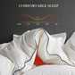 Kasentex Ultra Soft Blue Piped Edge Warm Winter Heavy Weights Down Comforter, White