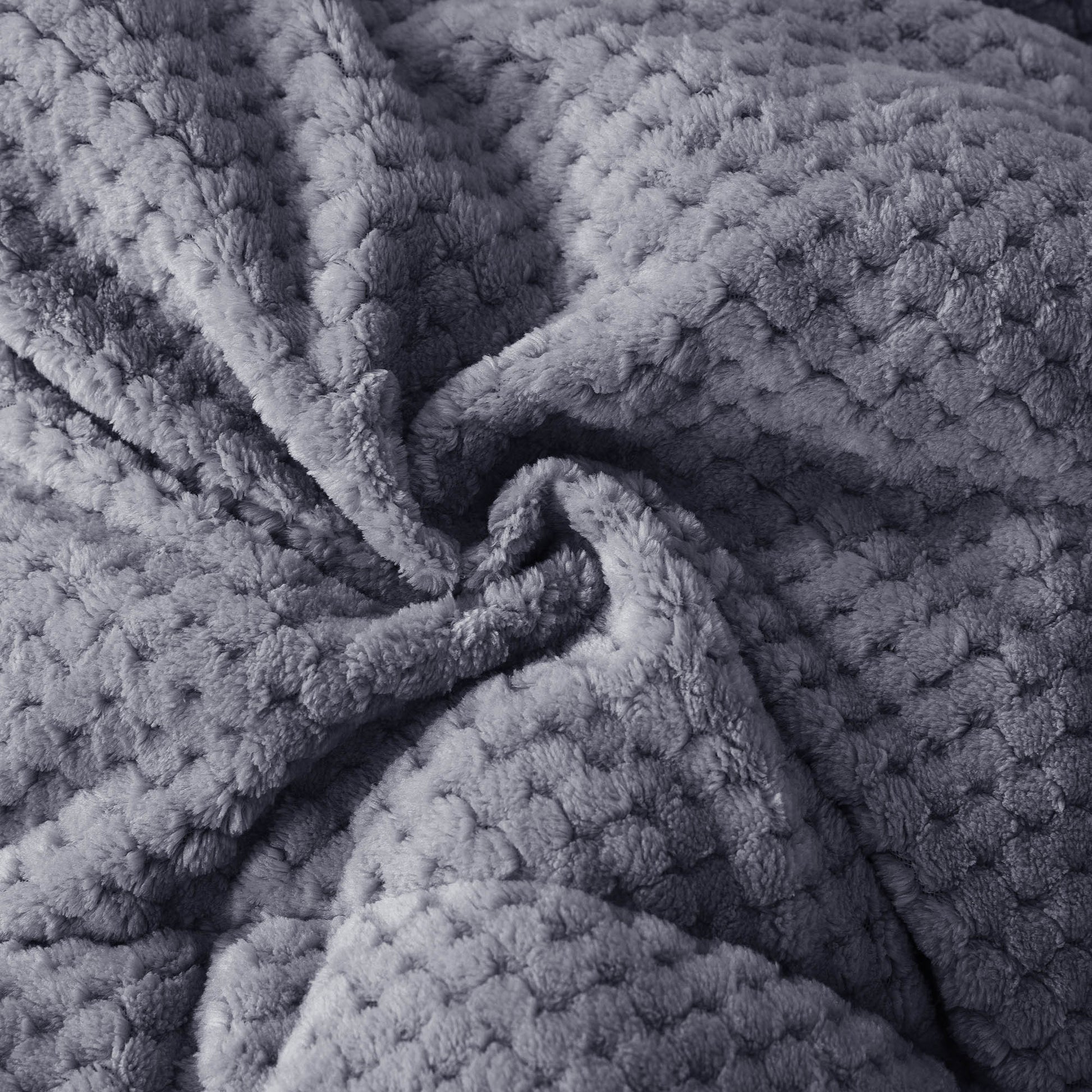 soft sherpa comforter warm kasentex ugg fluffy plush dark grey bedding