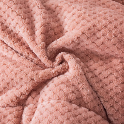 Kasentex Ultra Soft All Season Reversible Plush Sherpa Lined Comforter, Sunset Rose, Twin, Queen, King