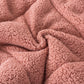 soft sherpa comforter warm kasentex ugg fluffy plush pink bedding