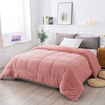 soft sherpa comforter warm kasentex ugg fluffy plush