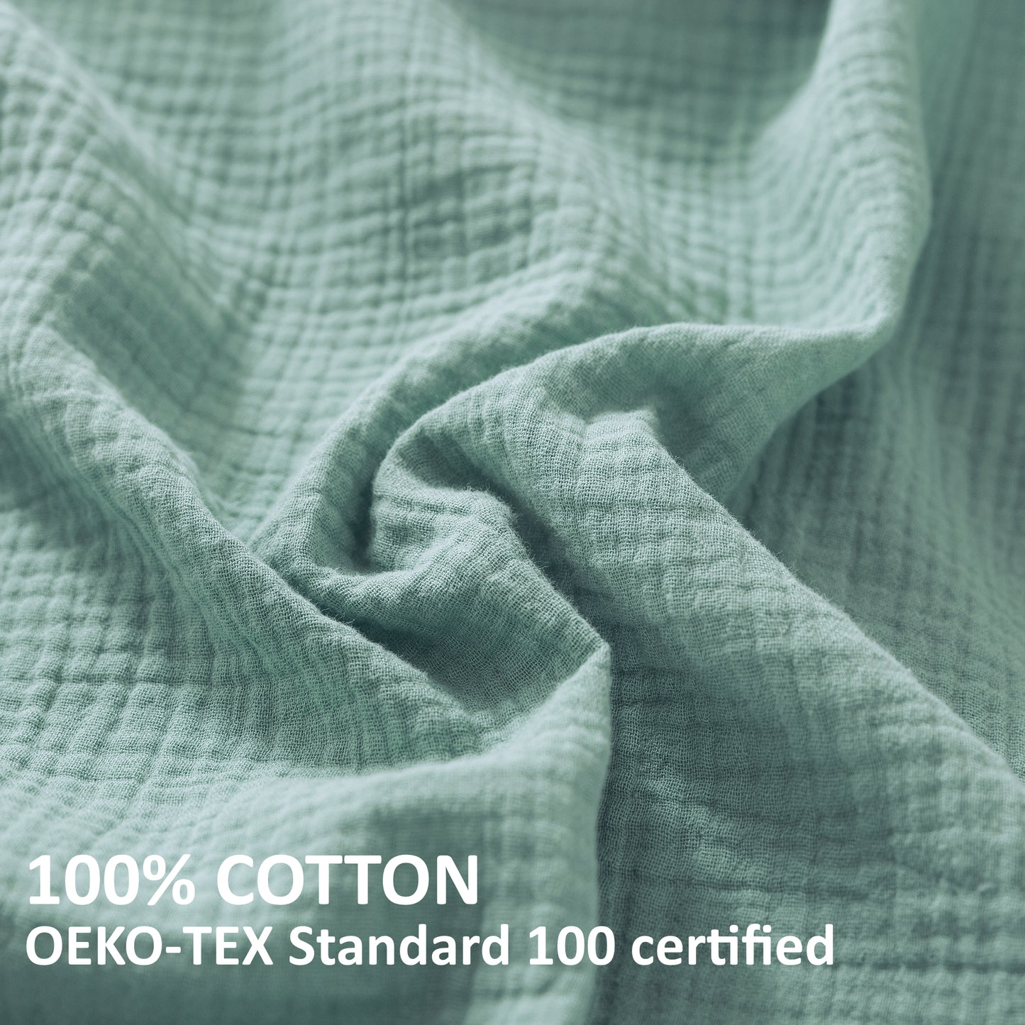 kasentex 100% Cotton Throw Blankets Soft Lightweight