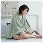 Kasentex 100% Cotton Soft Lightweight Summer Blanket, Turquoise or Sage