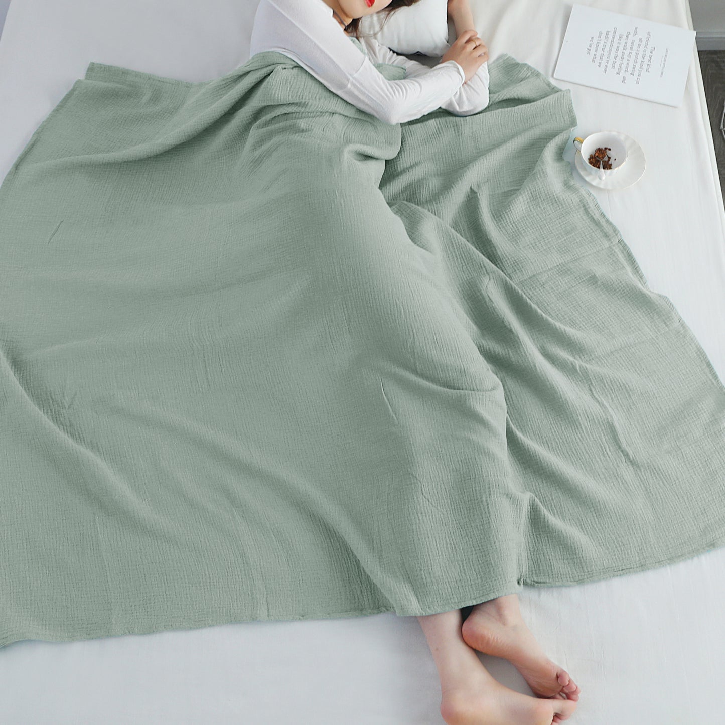 100% Lightweight Cotton Summer Blanket