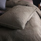 Stone-Washed Floral Embroidery Decorative Throw Pillow