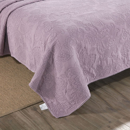 Kasentex Ultra Soft Stone-Washed Floral Design Quilt Set
