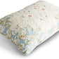 Blue/Beige Patchwork Pillow Sham Set