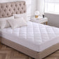 Kasentex Deluxe Fitted Mattress Pad Cover with Deep Pockets, White